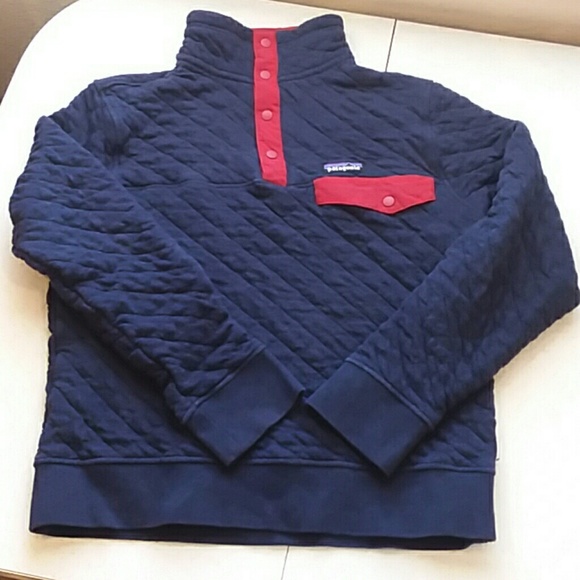 Patagonia Blue cotton quilt snap-t pullover - Picture 2 of 9